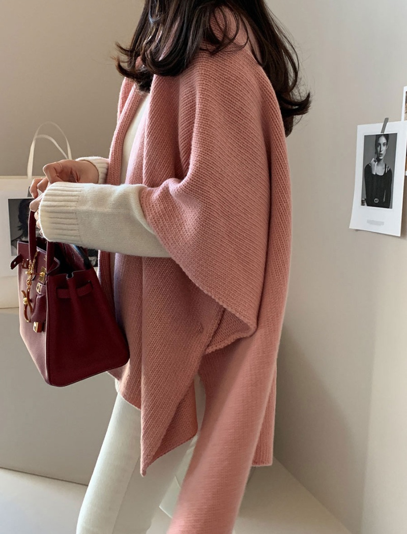 Knitted Casual cardigan Korean style temperament shawl for women