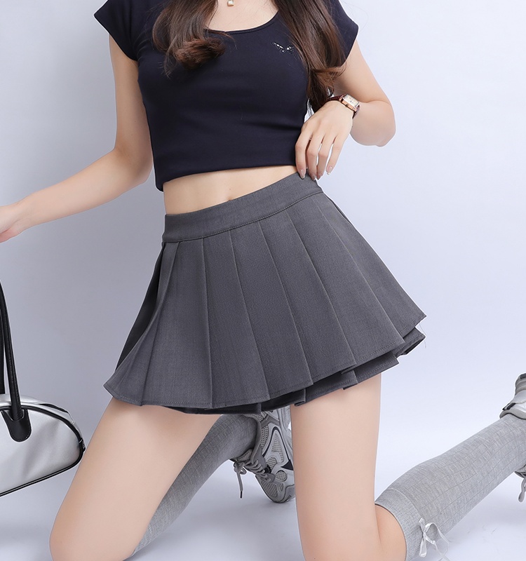 Spicegirl all-match short skirt double slim skirt for women