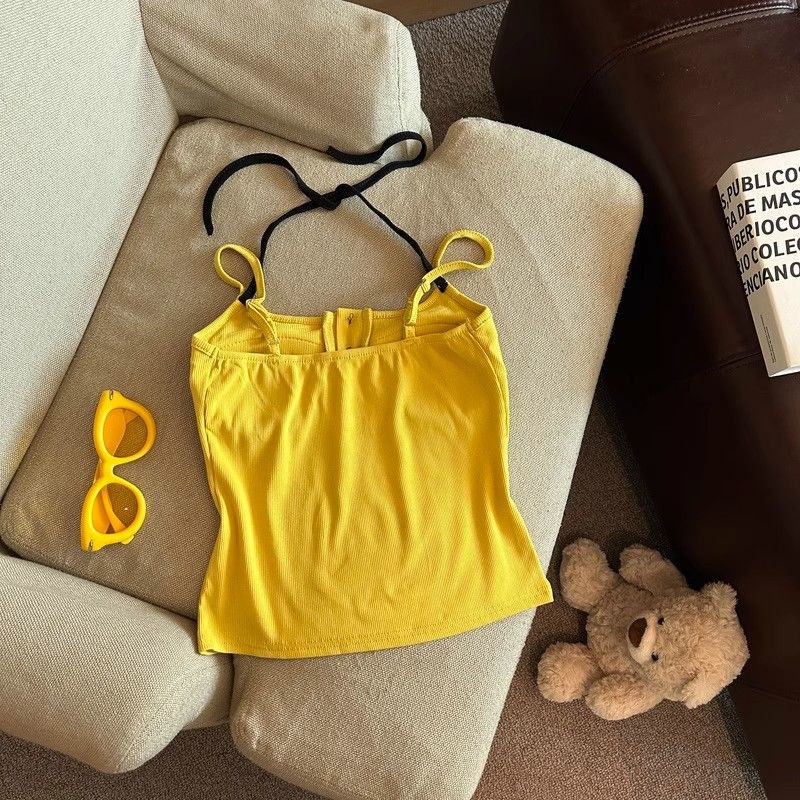 Sling with chest pad spicegirl halter tops for women