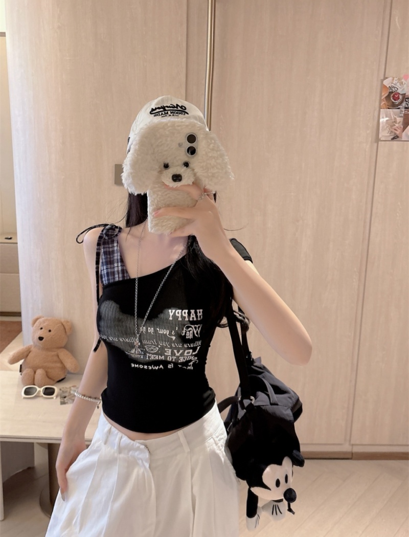 Summer inside the ride tops sexy spicegirl vest for women
