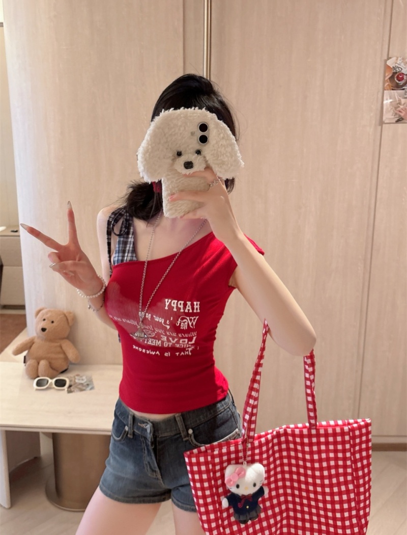 Summer inside the ride tops sexy spicegirl vest for women