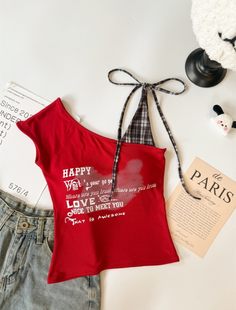 Summer inside the ride tops sexy spicegirl vest for women