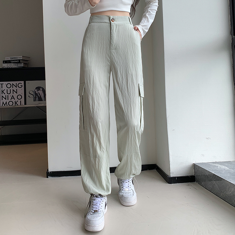 Simple long pants pure work pants for women