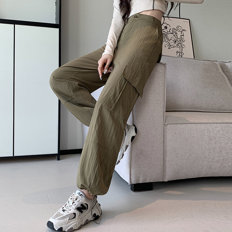 Simple long pants pure work pants for women