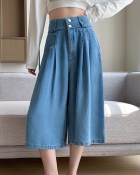 Wide leg spring pants nine tenths culottes