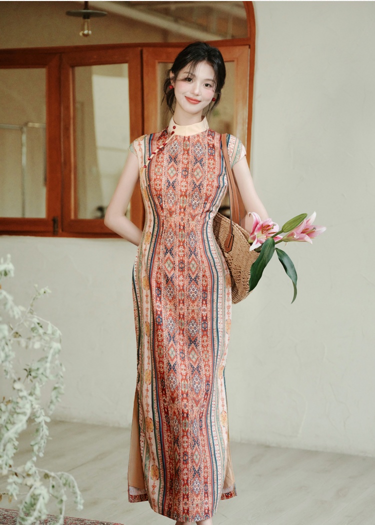 Chinese style dress maiden cheongsam