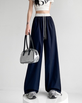 Wear summer pants thin wicking wide leg pants for women