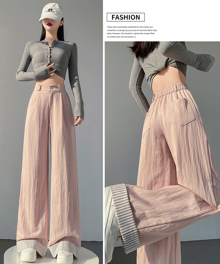 Loose wide leg pants casual pants for women