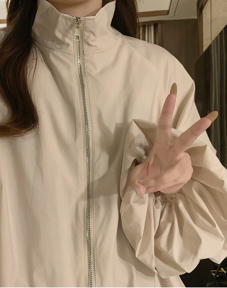 Autumn A-line work clothing loose student coat for women
