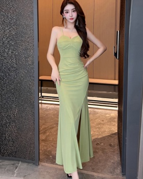 Night show split formal dress slim long dress for women
