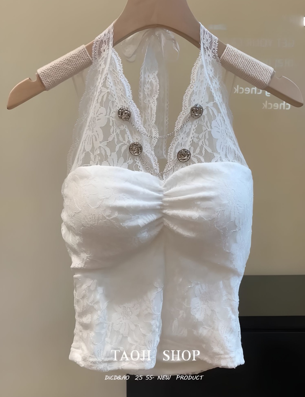 Spring and summer V-neck unique vest sling spicegirl tops