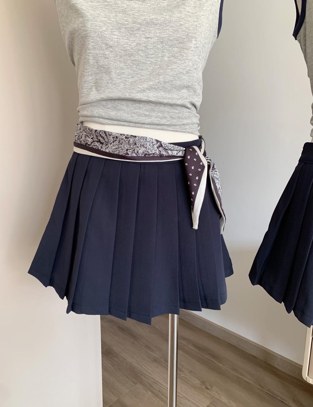 Knitted summer sleeveless show young vest a set for women
