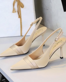 European style high-heeled shoes fine-root shoes for women