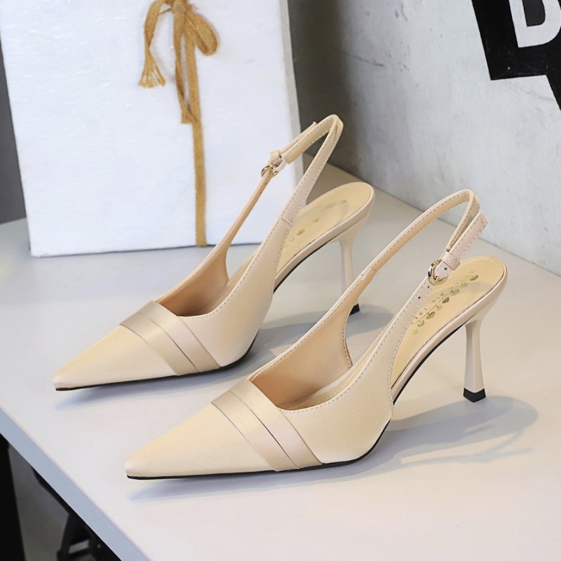 European style high-heeled shoes fine-root shoes for women