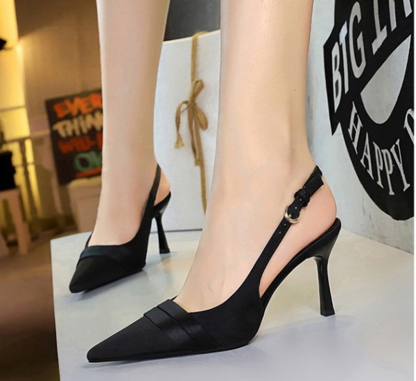 European style high-heeled shoes fine-root shoes for women
