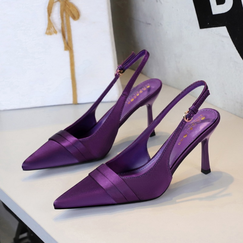 European style high-heeled shoes fine-root shoes for women