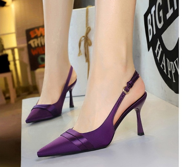 European style high-heeled shoes fine-root shoes for women