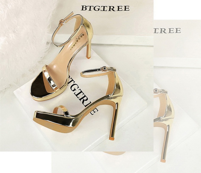 Cingulate high-heeled shoes sandals for women
