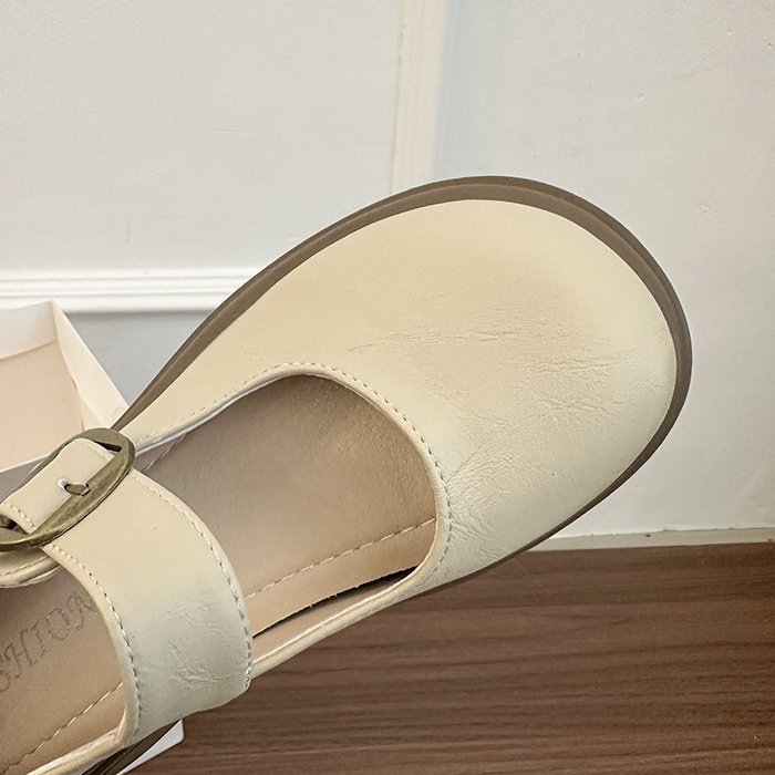 Spring and autumn shoes leather shoes for women
