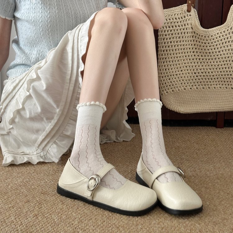Autumn peas shoes flattie for women
