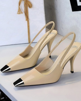 European style banquet high-heeled shoes low hollow shoes