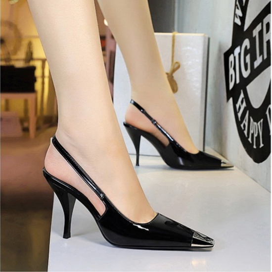 European style banquet high-heeled shoes low hollow shoes