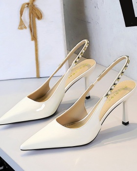 Pointed commuting European style temperament low shoes