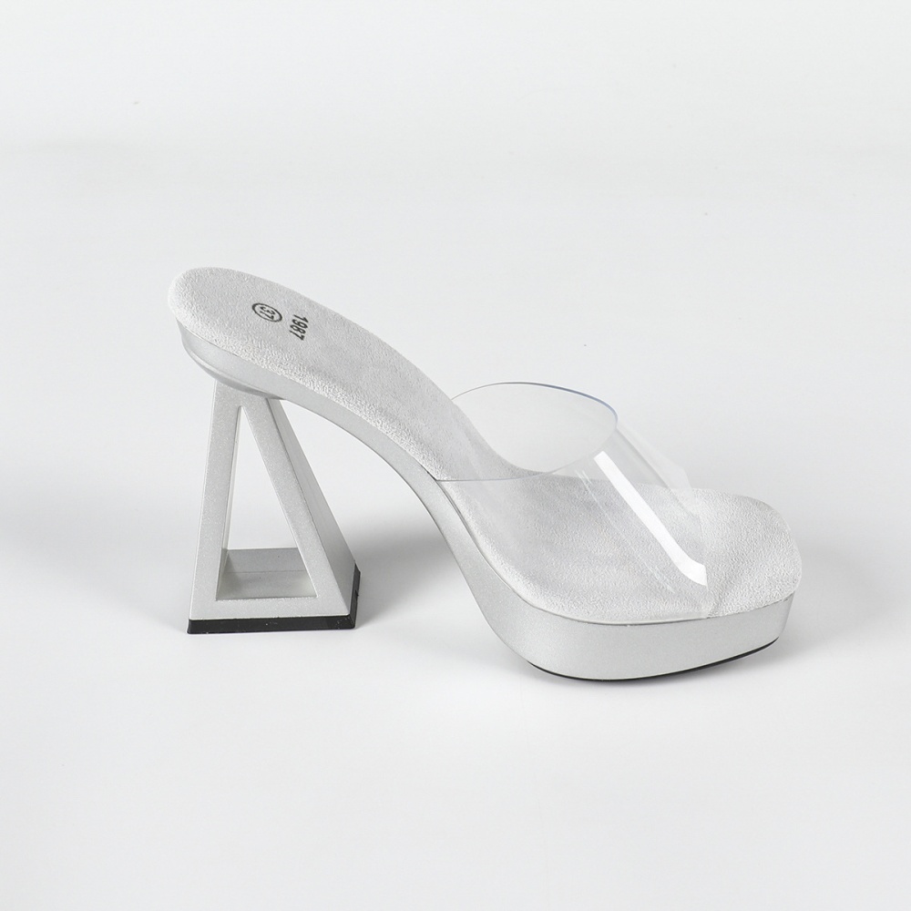 High-heeled fashion sandals summer platform for women