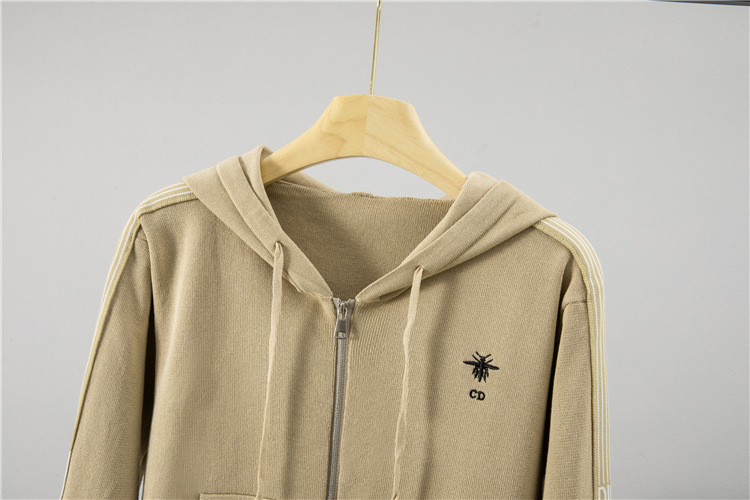 Western style knitted sportswear 2pcs set for women
