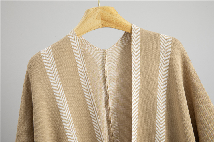 Thermal all-match cloak knitted classic shawl 3pcs set