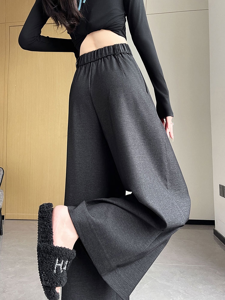 High waist wide leg pants scarves for women