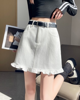 Slim autumn skirt A-line temperament short skirt for women