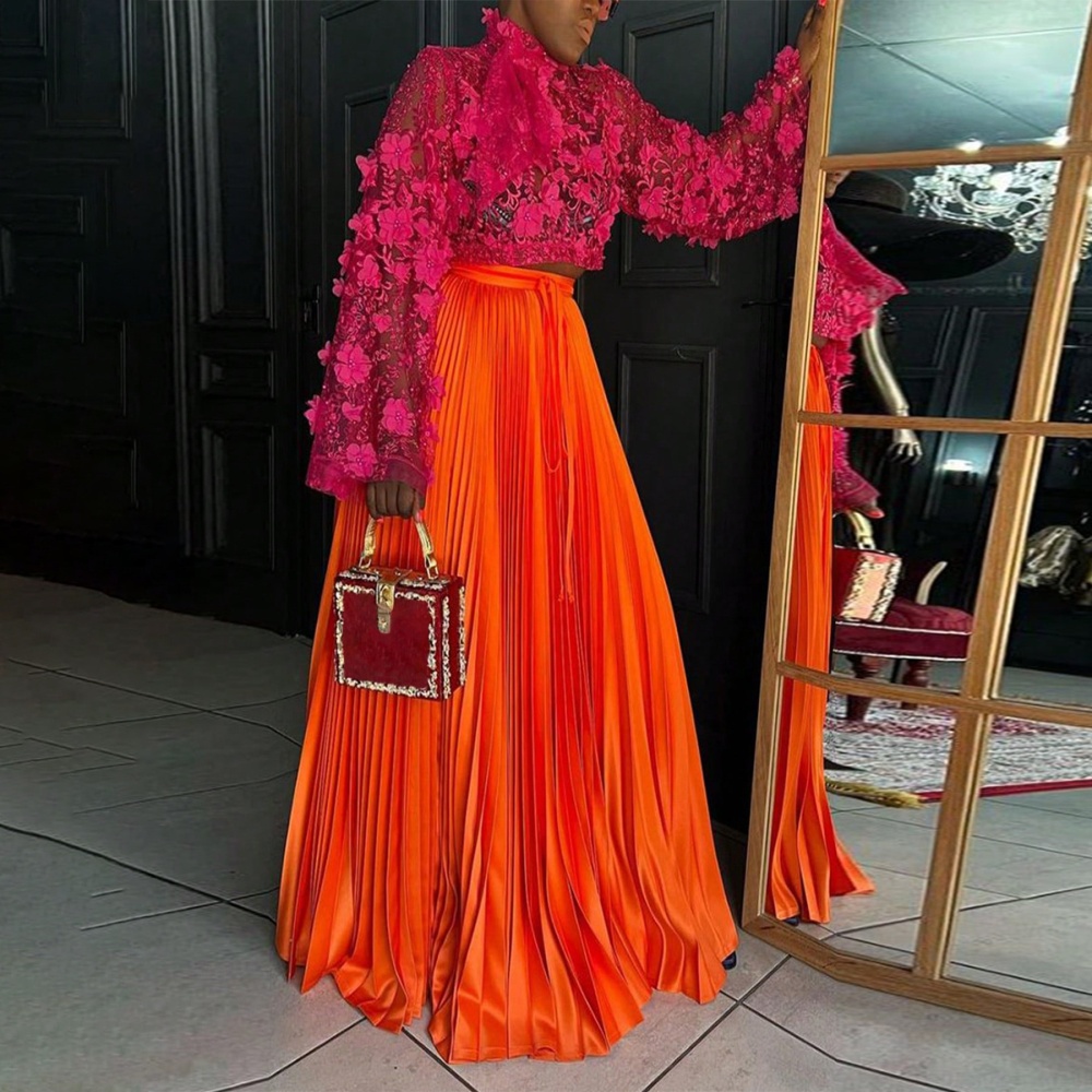 Fashion large yard European style skirt for women