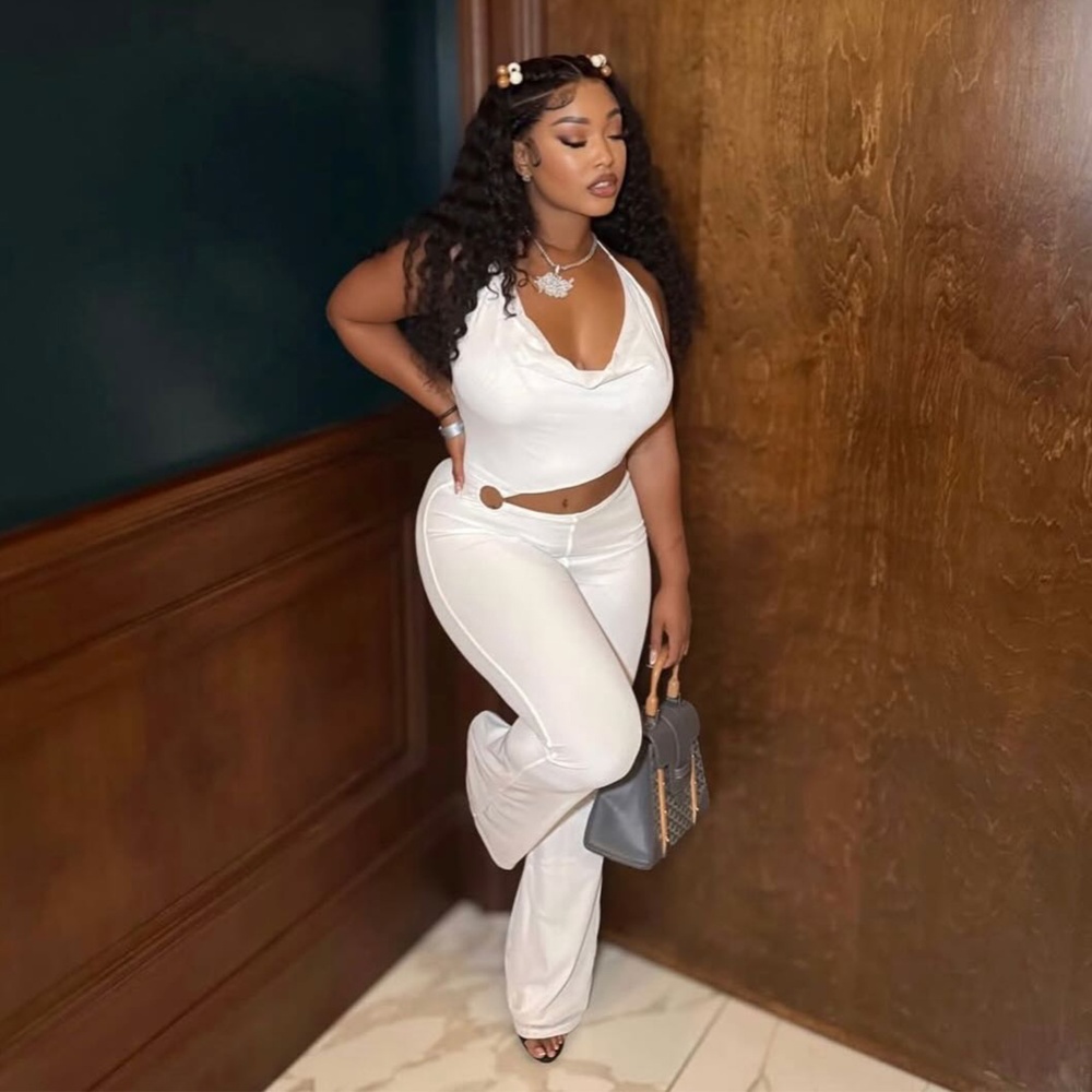 Elegant bandage elasticity hollow sexy jumpsuit