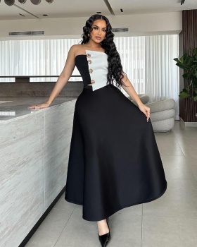 European style skirt formal dress 2pcs set for women