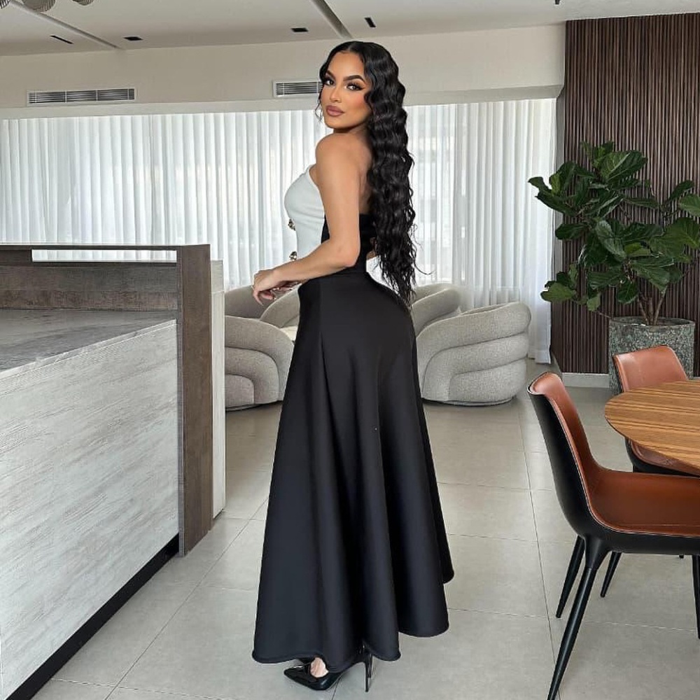 European style skirt formal dress 2pcs set for women