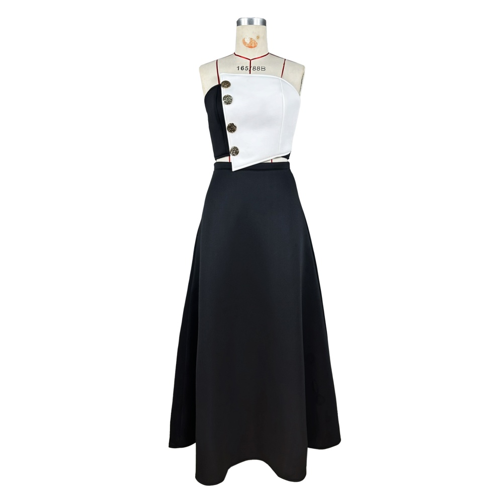European style skirt formal dress 2pcs set for women