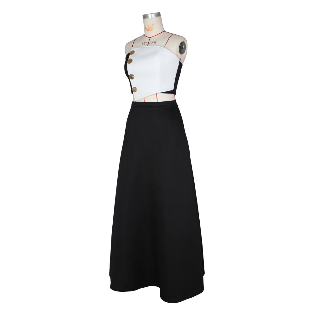 European style skirt formal dress 2pcs set for women