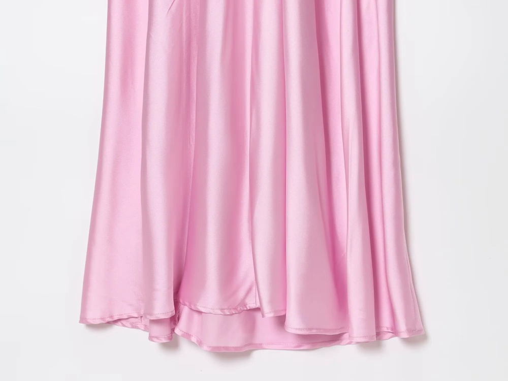 Elegant irregular strap dress temperament slim dress for women