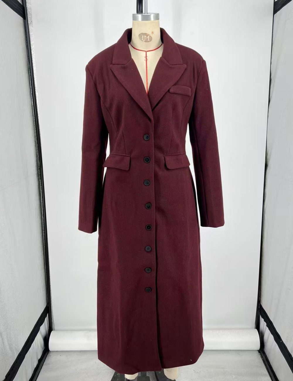 Autumn single-breasted windbreaker elegant coat for women