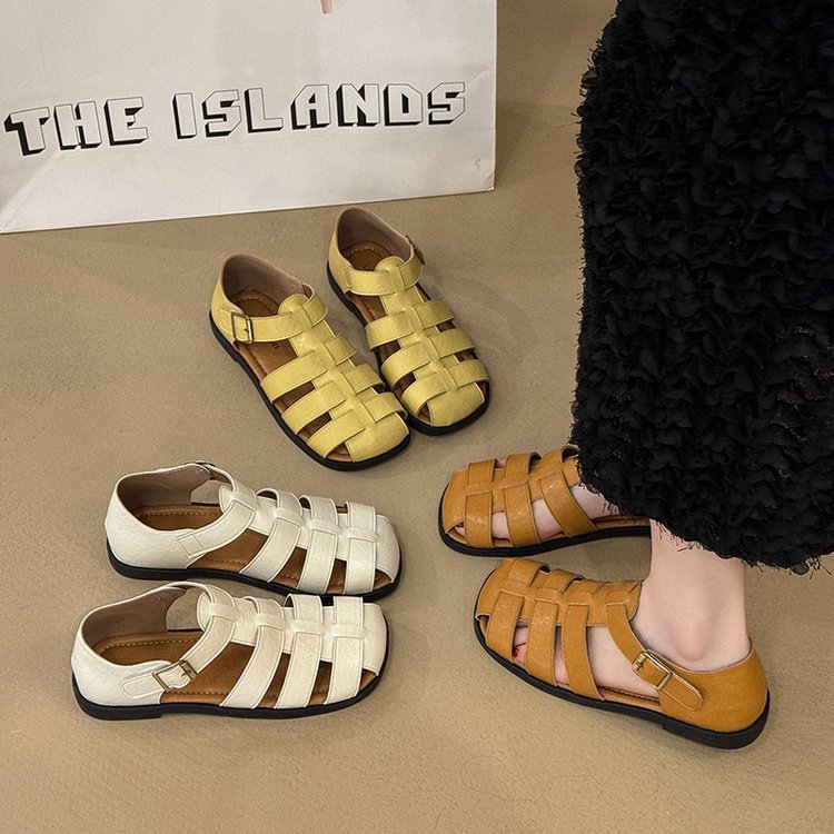 Casual summer rome flattie France style lady shoes