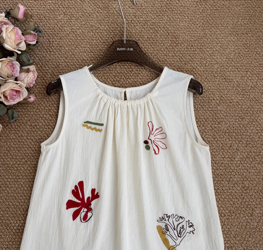 Sweet thin doll shirt summer round neck small shirt