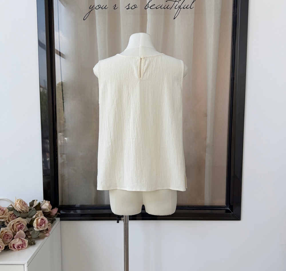 Sweet thin doll shirt summer round neck small shirt