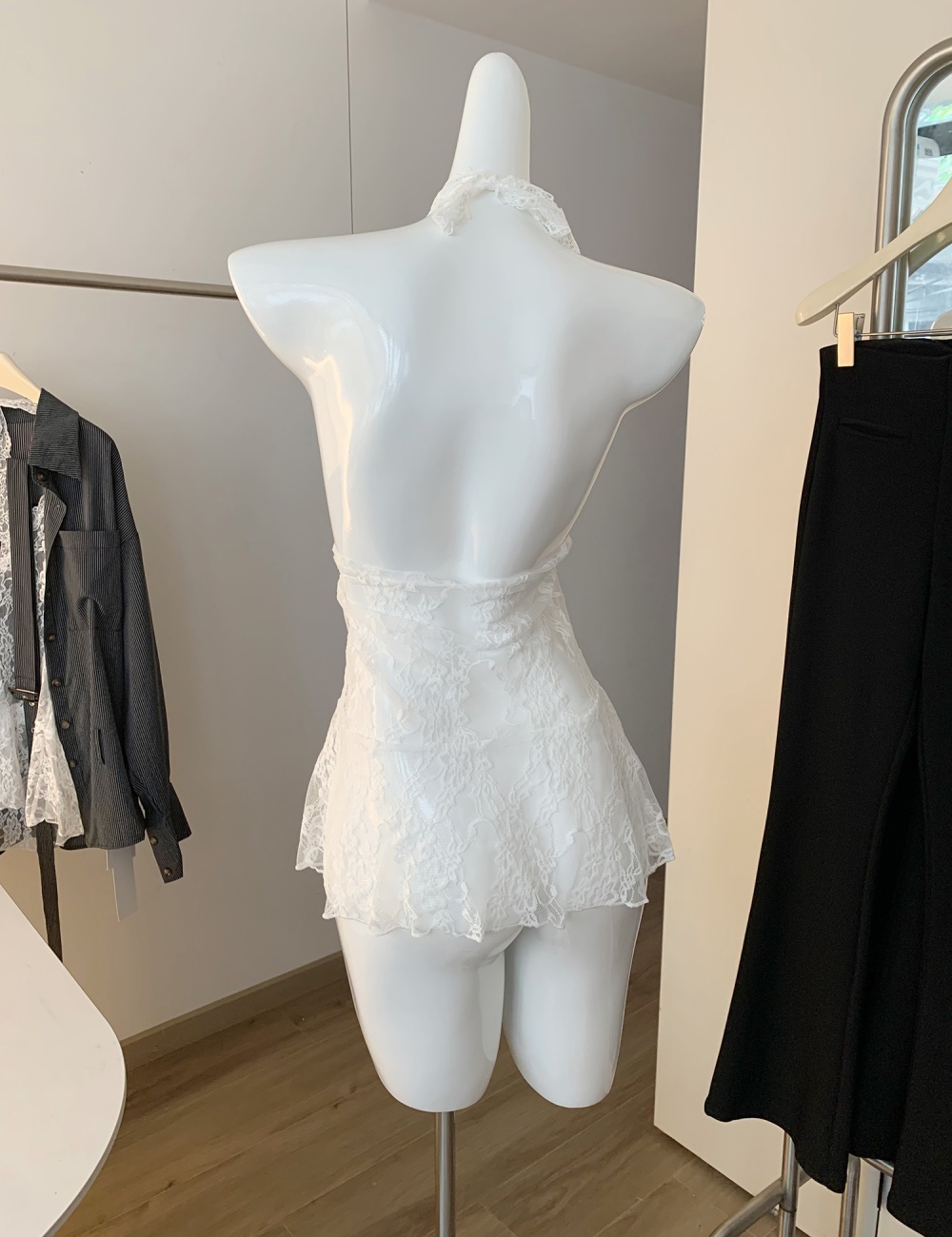 Spicegirl belt lace tops 2pcs set for women
