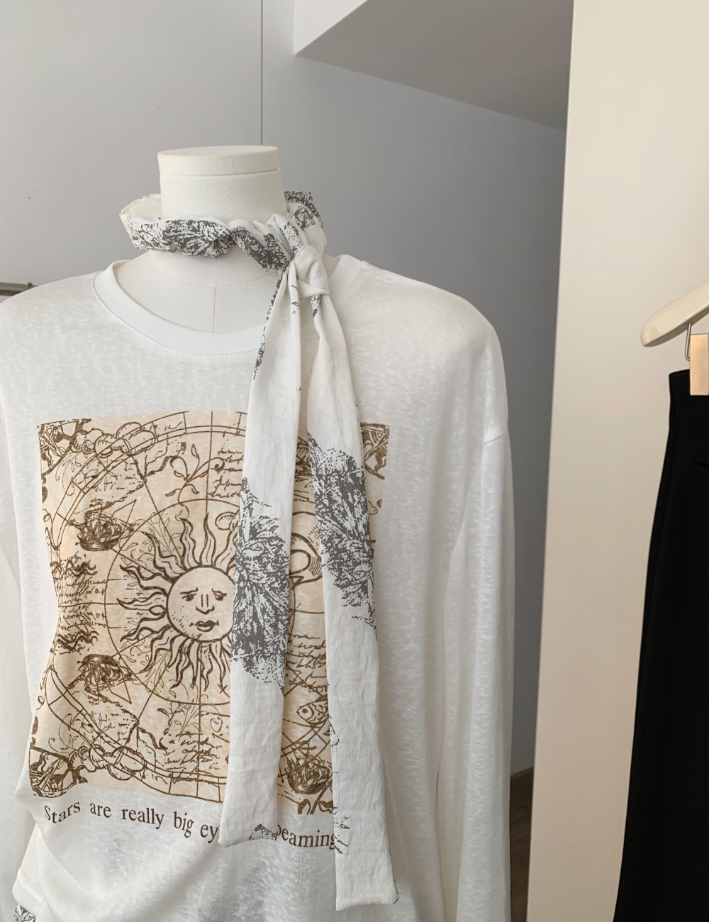 Printing pants T-shirt a set for women