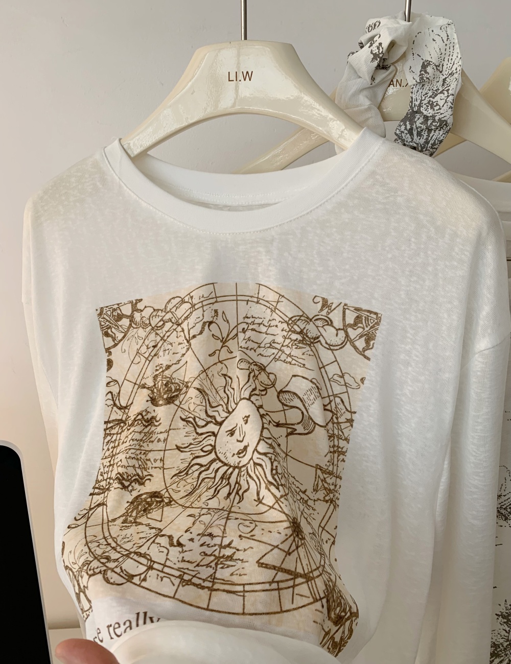 Printing pants T-shirt a set for women