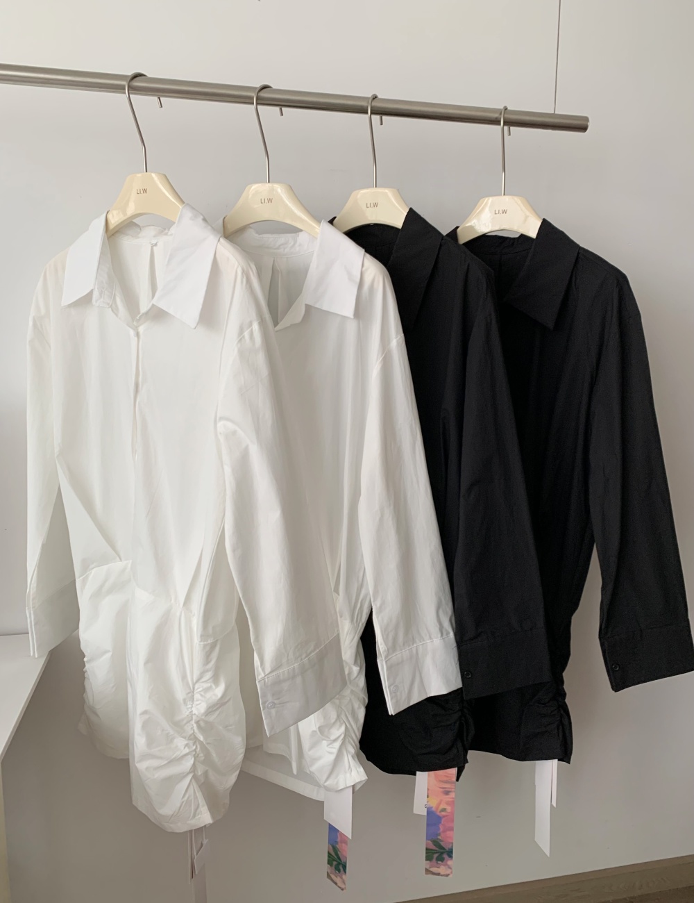Short package hip shirt lazy temperament dress for women
