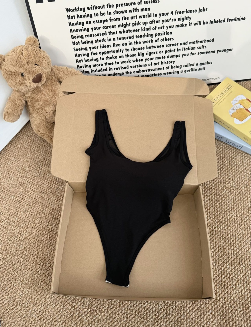 Sling beauty back leotard wears outside vest for women