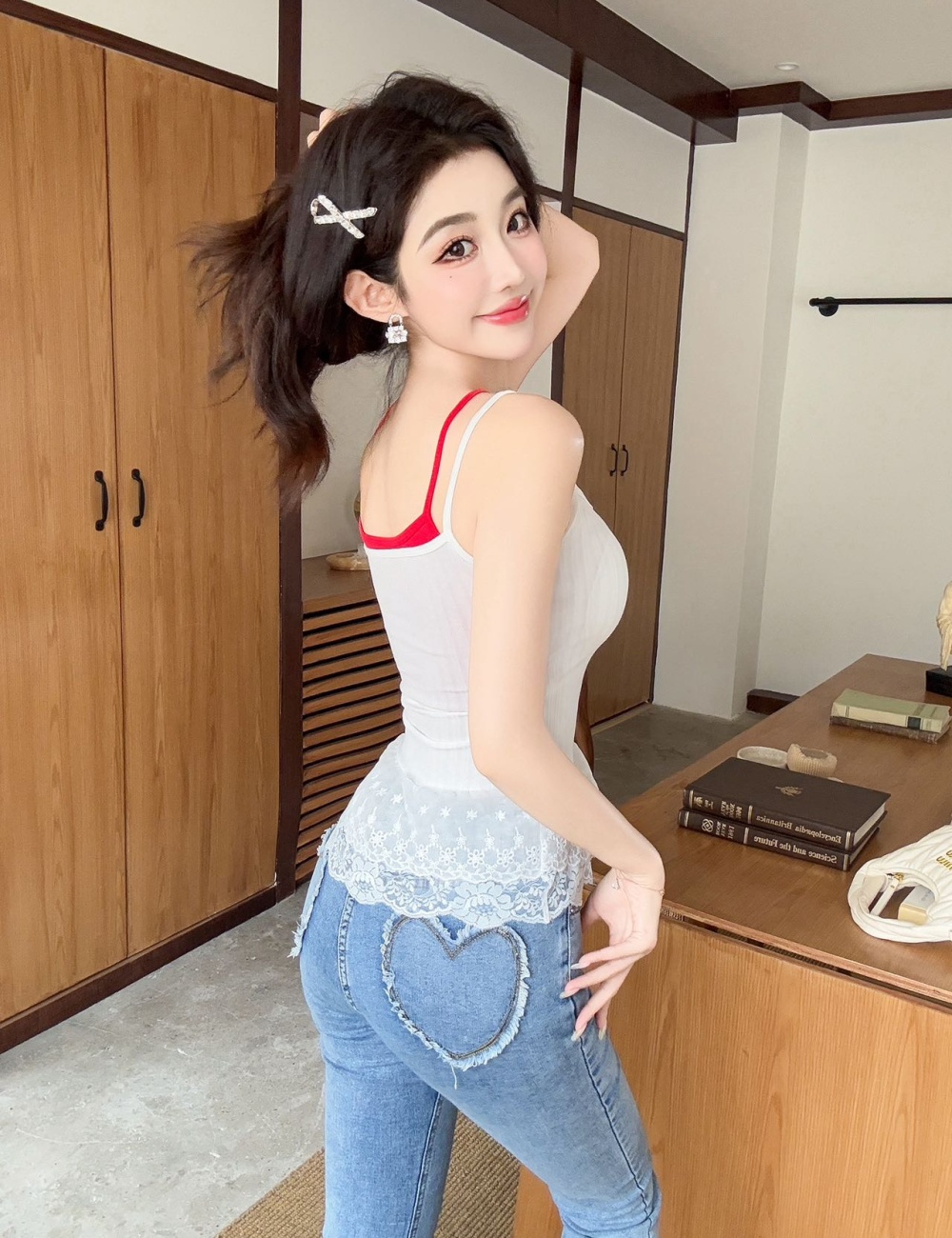 All-match sling splice tops fixed summer slim vest