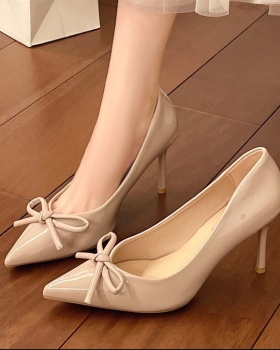 Lady France style high-heeled shoes pointed shoes